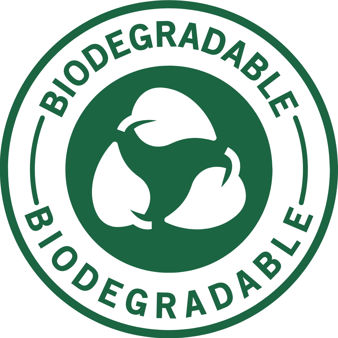 Biodegradable logo
